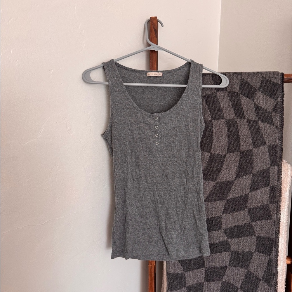 Active Basic Charcoal Tank Top